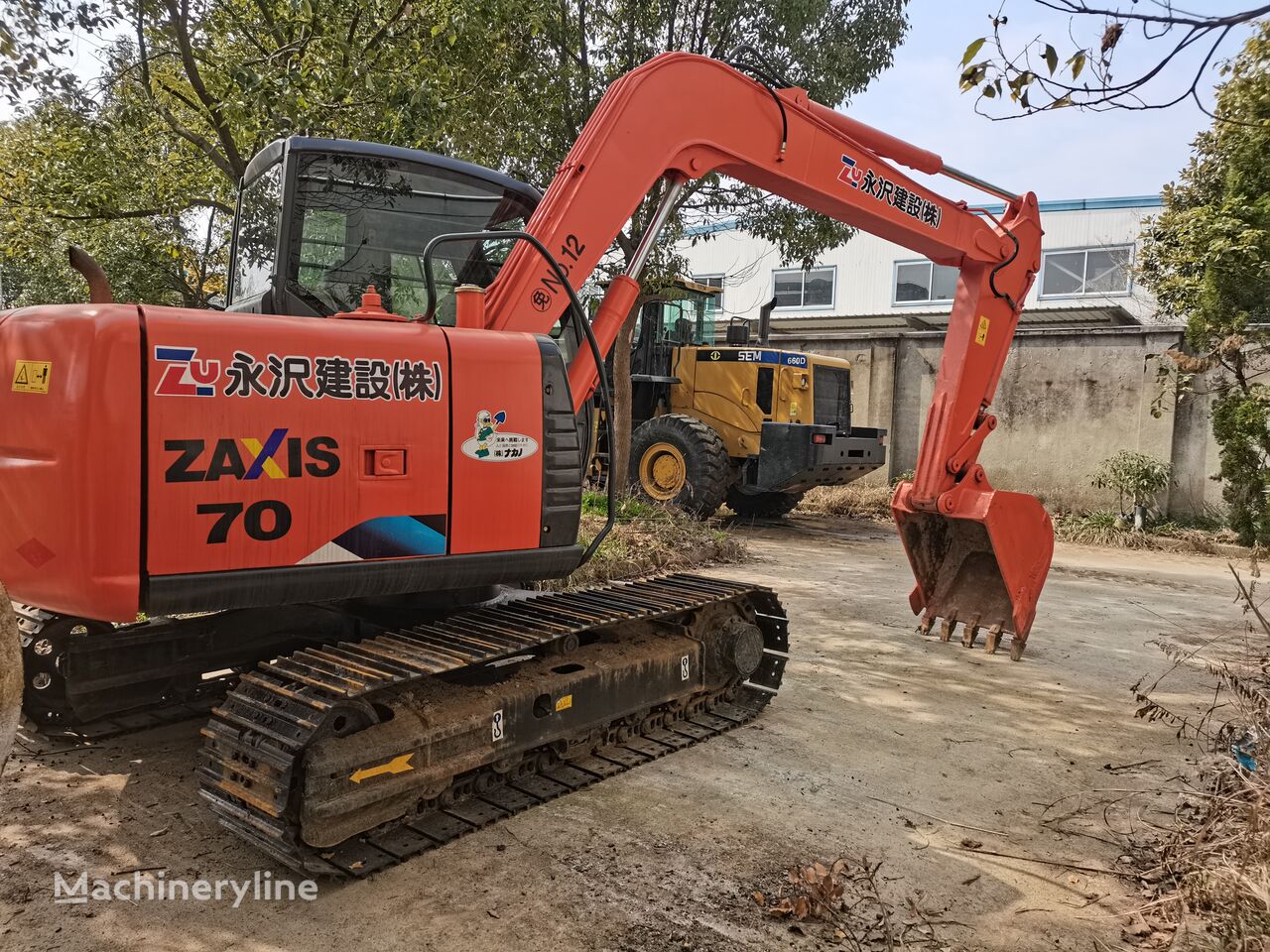 Hitachi ZX70 Tracked Excavator Used Constuction Machinery excavadora de cadenas