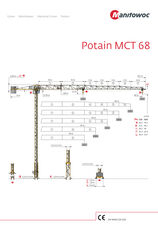 Potain MCT 68 grúa torre