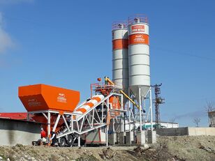 Plusmix 100 m³/hour Mobile Concrete Batching Plant - BETONYY ZAVOD - CEN planta de hormigón nueva